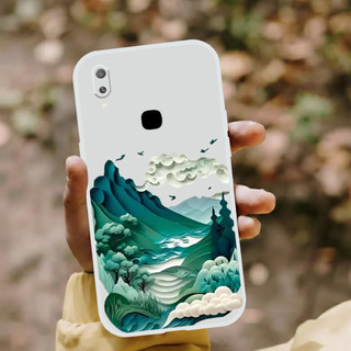 Dành Cho Vivo V7 V7 Plus V11 V11i V15 V15 Pro V19 V19 Neo V20 V20 SE V20 Pro V21 V21E 4G Vỏ Điện Thoại Phong Cảnh Đẹp Mềm TPU Ốp Lưng Silicon Chống Sốc