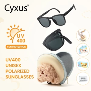 Cyxus Kính Mát Trẻ Em Gập Gọn Phân Cực Chống Tia UV400 Cho Bé Trai Bé Gái 6-16 Tuổi Tiện Lợi Mang Theo 6021