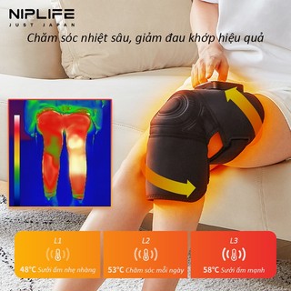 Máy Massage Đầu Gối-NIPLIFE KM-01 Giảm Đau Nhức Chăm Sóc Khớp Gối Tại Nhà
