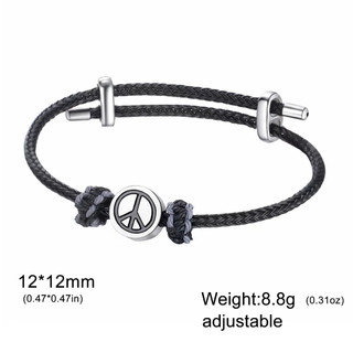 Vòng Tay Biểu Tượng Hòa Bình Skyrim, handmade điều chỉnh được, phù hợp nam nữ, hộp quà tặng