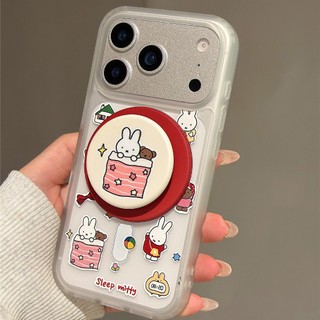 Ốp lưng có họa tiết thỏ ngủ cho iPhone 11 12 Pro 13 Pro Max 15 Pro Max 14 16 Pro 16 Plus 17 Air 17 Pro 17 Pro Max
