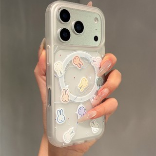 Ốp lưng họa tiết đầu thỏ Miffy dễ thương cho iPhone 11 12 Pro 13 Pro Max 15 Pro Max 14 16 Pro 16 Plus 17 Air 17 Pro 17 Pro Max