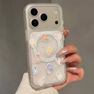 Ốp lưng họa tiết đầu thỏ Miffy dễ thương cho iPhone 11 12 Pro 13 Pro Max 15 Pro Max 14 16 Pro 16 Plus 17 Air 17 Pro 17 Pro Max