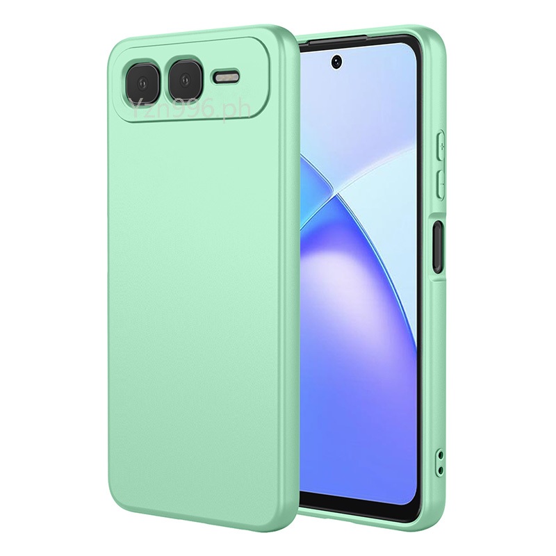 4in1 Dành Cho Infinix Smart 10 Plus Ốp Điện Thoại Thông Minh 10 10HD 9 8 Ốp Điện Thoại Silicon Mềm + Màng Bảo Vệ Gốm + Phim Ống Kính + Ốp Lưng