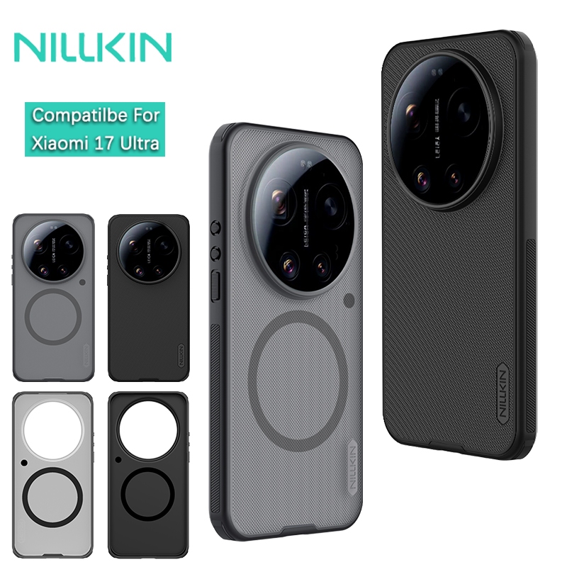 Nillkin Cho Xiaomi 17 Ultra Siêu Mờ Lá Chắn Pro Từ Tính Mờ Nhựa Cứng Ốp lưng Vỏ Bảo Vệ