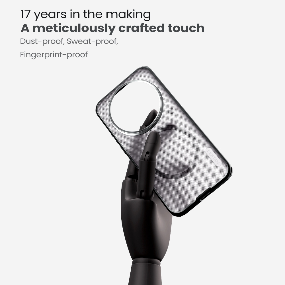 Nillkin Cho Xiaomi 17 Ultra Siêu Mờ Lá Chắn Pro Từ Tính Mờ Nhựa Cứng Ốp lưng Vỏ Bảo Vệ