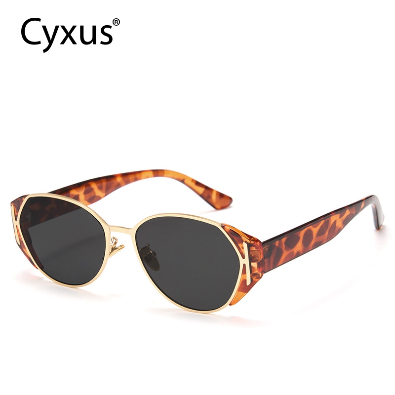 Cyxus Kính Râm Y2K Retro Phong Cách Châu Âu Mỹ Gọng Hình Bầu Dục Không Phân Cực Chống UV400 Thiết Kế Trung Tính 1312