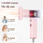 Máy Sấy Tóc Ion Âm Tốc Độ Cao Hộ Gia Đình Máy Sấy Mini Di Động Xuyên Biên Giới Bán Chạy Mini Không Chổi Than Máy Sấy Tóc Nhanh Khô Chăm Sóc Tóc — ảnh 7