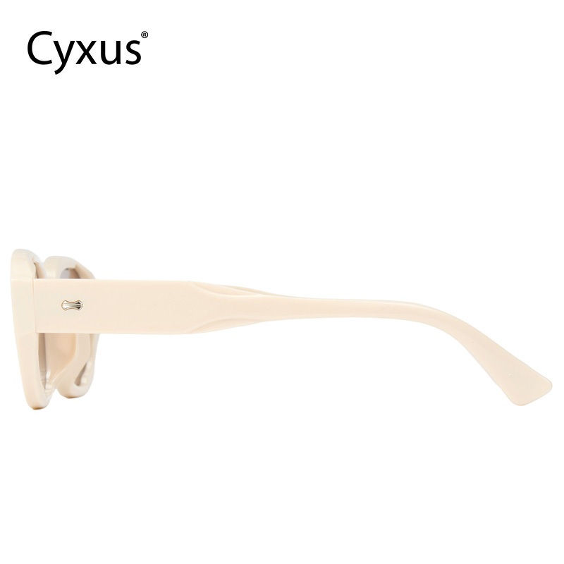 Cyxus Kính Râm Thời Trang Unisex Gọng Chữ Nhật Chống UV400 Chống Chói Phong Cách Hàn Quốc Dùng Cho Ngoài Trời 1271