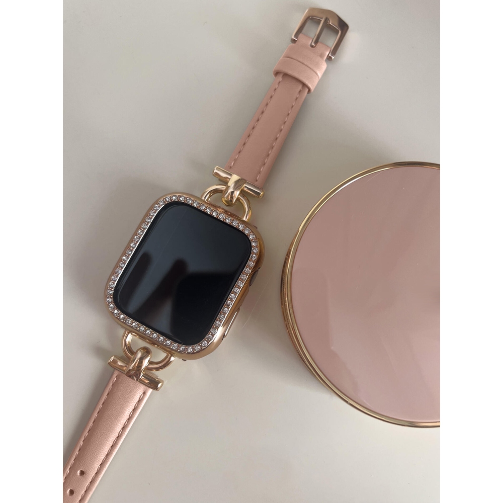 Nữ D-Buckle Eo Nhỏ Da Thật Chính Hãng Dây Đeo Phù Hợp Cho Huawei Watch Fit 4Pro Huawei Watch Fit4 Huawei Watch Fit3 Huawei Watch Fit2