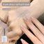 Bạc Nhấp Nháy Sơn Móng Tay Keo Phong Cách Mới Carat Trắng Nhấp Nháy Mật Độ Cao Lấp Lánh Trị Liệu Bằng Ánh Sáng Làm Móng Tay 16ml
