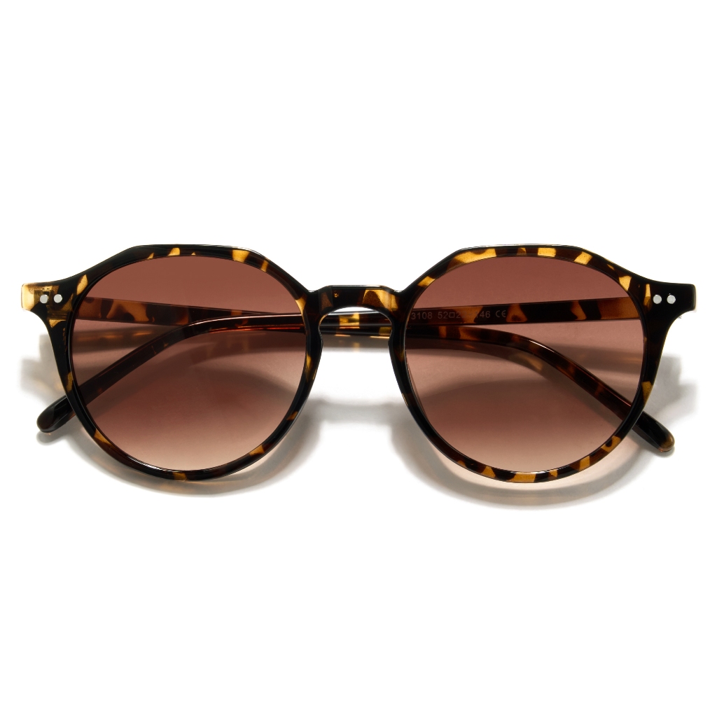 Cyxus Kính Râm Unisex Phong Cách Nhật Bản Retro Thanh Lịch Gọng Hình Tròn Cổ Điển Bảo Vệ Mắt Khỏi Tia UV Hiệu Quả 1251