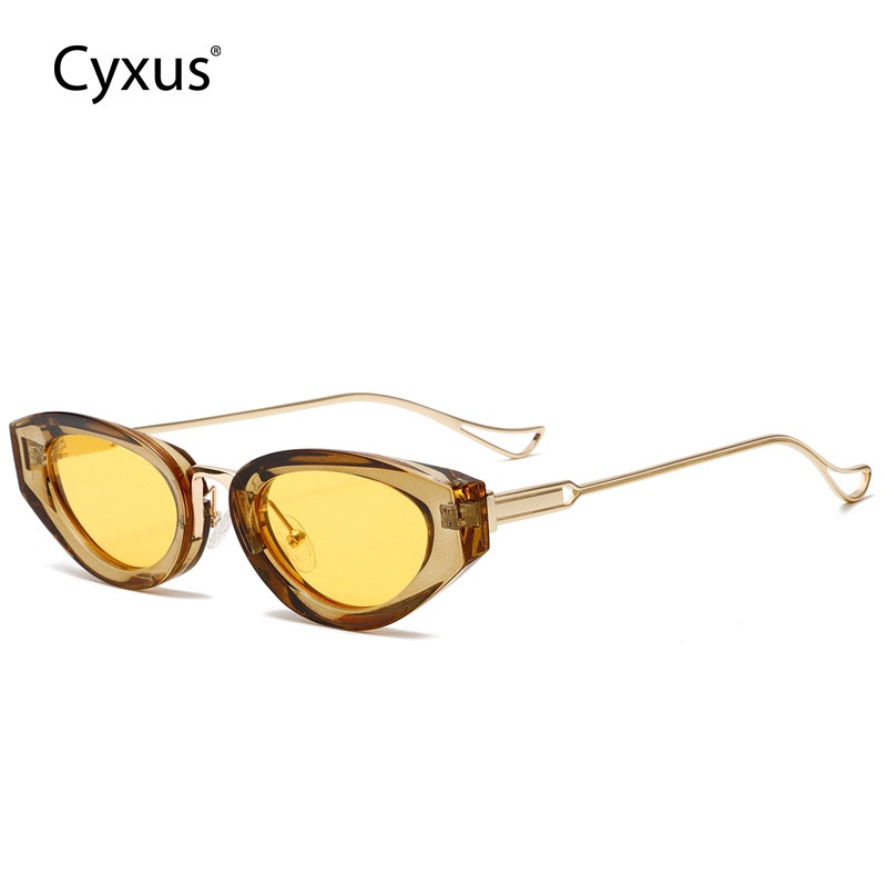 Cyxus Kính Mát Nữ Gọng Mắt Mèo Thời Trang Chống UV400 Chống Chói Lái Xe Ngoài Trời Hằng Ngày 1263
