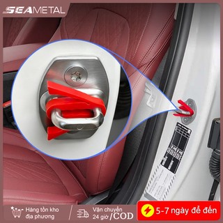 SEAMETAL Khóa Cửa Ô Tô Giảm Chấn Miếng Lót Dải Silicon Khóa Cửa Buckel Bảo Vệ Vỏ Giảm Chấn Âm Thanh Đệm Deadener