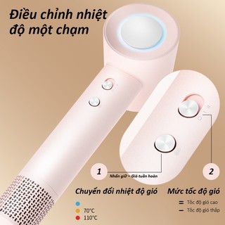Máy sấy tóc NIPLIFE HD-02 ion âm công suất lớn | Điều chỉnh nhiệt thông minh