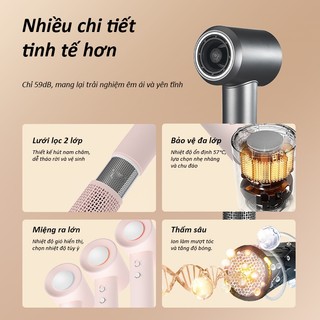 Máy sấy tóc NIPLIFE HD-02 ion âm công suất lớn | Điều chỉnh nhiệt thông minh