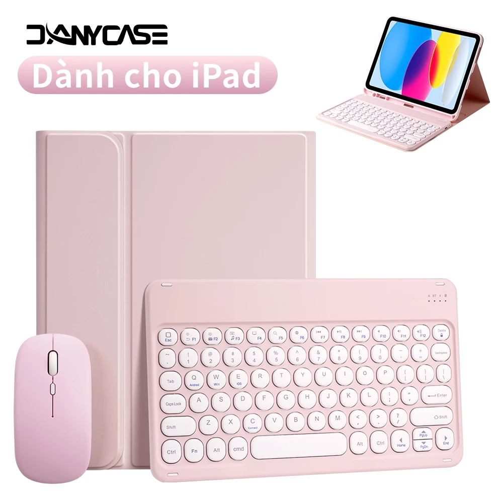 Ốp Bàn Phím Có Thể Tháo Rời Cho iPad Air 11 M2 M3 Gen 11th A16 10th Air13 Gen 7th 8th 9th10.2 "Air4