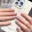 Lusi White Cat 's Eye Nail Polish Keo phong cách mới Hạt thủy tinh Satin tinh tế đặc biệt cho móng tay mắt mèo