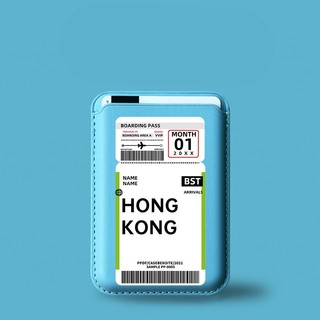 Giá đỡ thẻ ví thiết kế vé máy bay cá nhân cho iPhone 15pro 15promax 14 14promax 14 pro 16 16 plus 16 Pro Max 17air17 promax