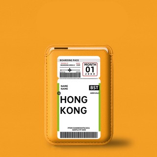 Giá đỡ thẻ ví thiết kế vé máy bay cá nhân cho iPhone 15pro 15promax 14 14promax 14 pro 16 16 plus 16 Pro Max 17air17 promax