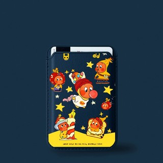 Hộp đựng thẻ ví họa tiết hình ngôi sao hoạt hình cho iPhone 15pro 15promax 14 14promax 14 pro 16 16 plus 16 Pro Max 17air17 promax
