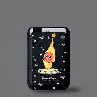 Hộp đựng thẻ ví họa tiết ngôi sao và ảo thuật gia cho iPhone 15pro 15promax 14 14promax 14 pro 16 16 plus 16 Pro Max 17air17 promax