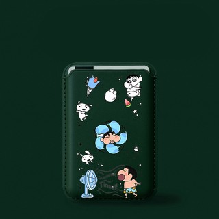 Họa tiết Crayon Shin-chan trên giá đỡ thẻ ví quạt cho iPhone 15pro 15promax 14 14promax 14 pro 16 16 plus 16 Pro Max 17air17 promax