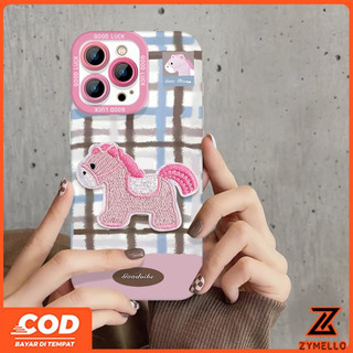 Ốp Lưng Cho OPPO A6X A6 A5X A5 5G A6 PRO A5i A3 A3X A5 PRO A3 PRO A38 A79 A60 A58 A78 A18 A57 2022 A95 Ốp Điện Thoại TPU Chống Sốc Hoạt Hình Dễ Thương 3D Màu Hồng Pony