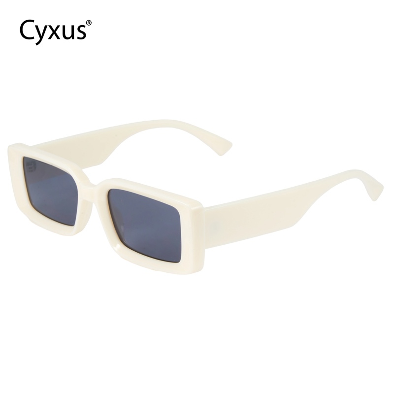 Cyxus Kính Râm Unisex Chống Tia UV400 Gọng Vuông Kiểu Dáng Hàn Quốc Tròng PC Nhẹ Bền Không Gây Chói Mắt 1249