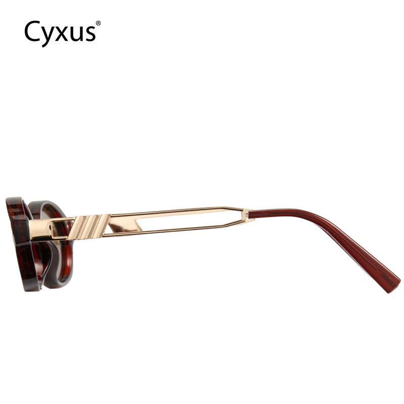 Cyxus Kính Râm Nữ Phong Cách Vintage Gọng Oval Hẹp Siêu Nhẹ Chống Tia UV400 Và Chói Hoàn Hảo Cho Lái Xe Và Dạo Phố 1246
