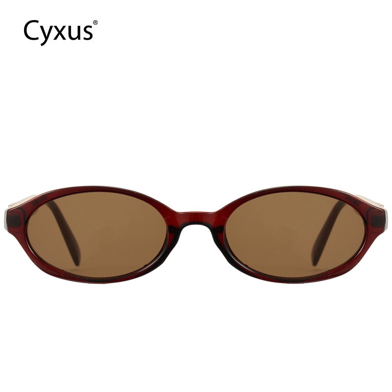 Cyxus Kính Râm Nữ Phong Cách Vintage Gọng Oval Hẹp Siêu Nhẹ Chống Tia UV400 Và Chói Hoàn Hảo Cho Lái Xe Và Dạo Phố 1246