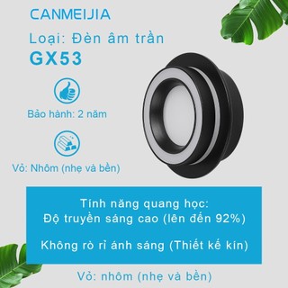 Đèn LED âm trần đèn led đèn ốp trần   Ba màu Nhôm Acrylic đồ decor Chiếu sáng nội thất