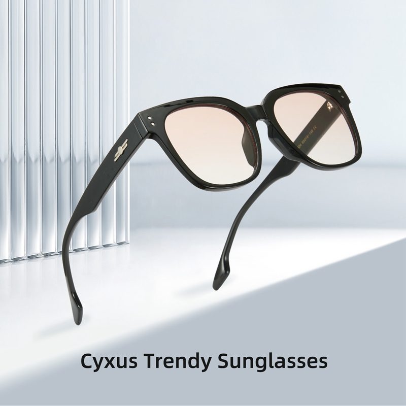 Cyxus Kính Mát Thời Trang Y2K Gọng Vuông Unisex Chống Tia UV400 Phù Hợp Thể Thao Ngoài Trời Và Đạp Xe 1241