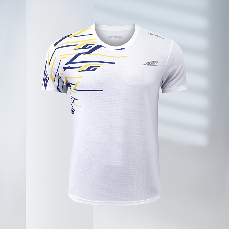 Áo sơ mi cầu lông YONEX tay ngắn, phù hợp tập luyện và thi đấu cho nam và nữ
