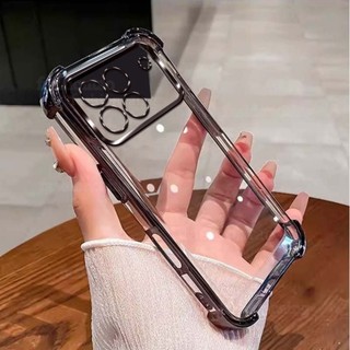 Ốp lưng silicon mềm mạ vuông cho Honor Win RT, chống sốc, bảo vệ ống kính máy ảnh, thời trang cặp đôi