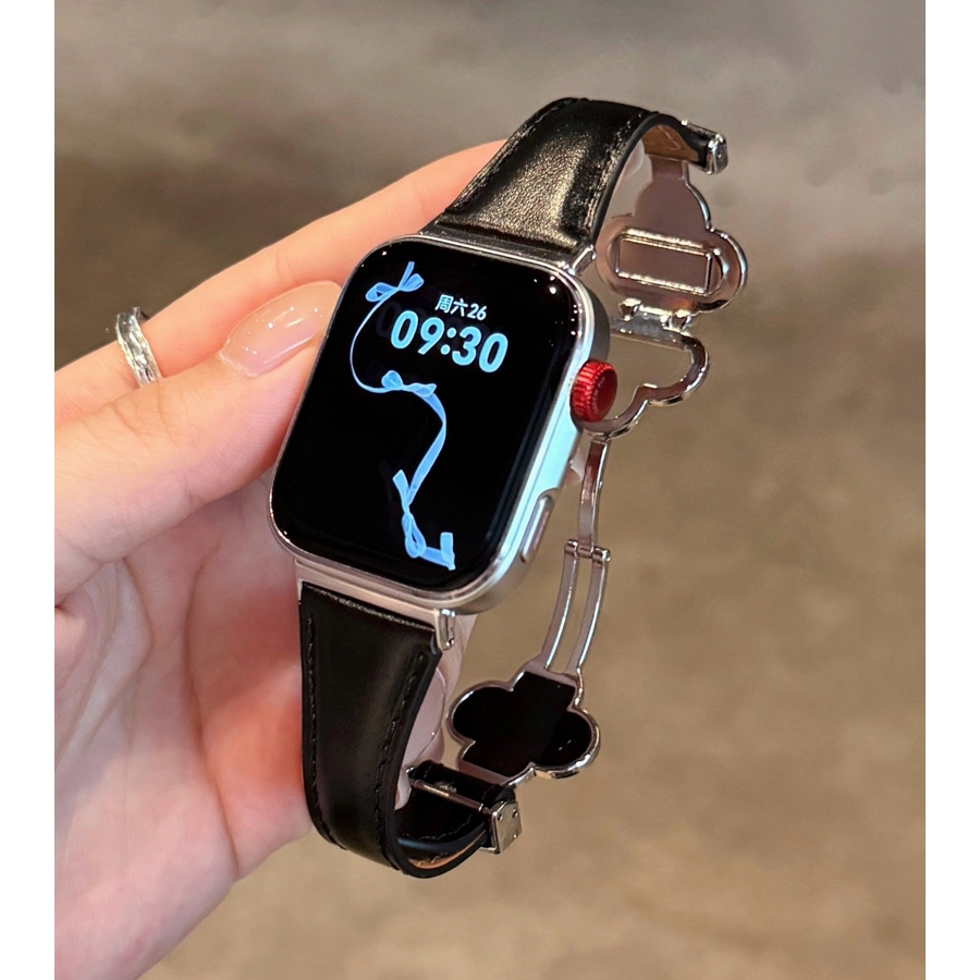 Dây đeo bằng da thật có khóa từ tính cao cấp dành cho nữ Thích hợp cho đồng hồ Huawei Watch Fit 4Pro Huawei Watch Fit4 Huawei Watch Fit3 Huawei Watch Fit2