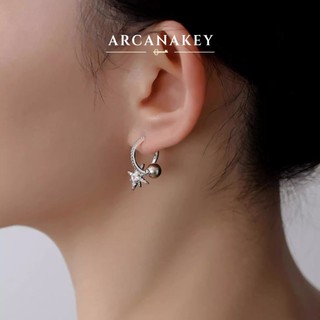[COD] Bông tai hình ngôi sao sang trọng với chi tiết giống như ngọc trai, thiết kế thanh lịch và tinh tế để nâng cao phong cách của bạn [ArcanaKey]