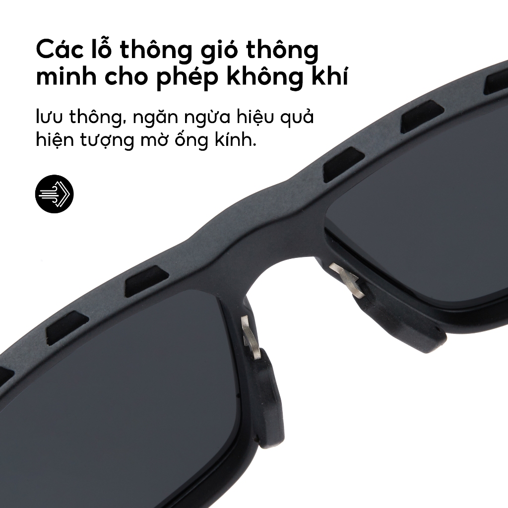 Cyxus Kính Phân Cực Nam Gọng Vuông TR90 Nhẹ Bền Bảo Vệ Mắt UV400 Toàn Diện Phù Hợp Đa Dạng Hoạt Động Ngoài Trời 1072
