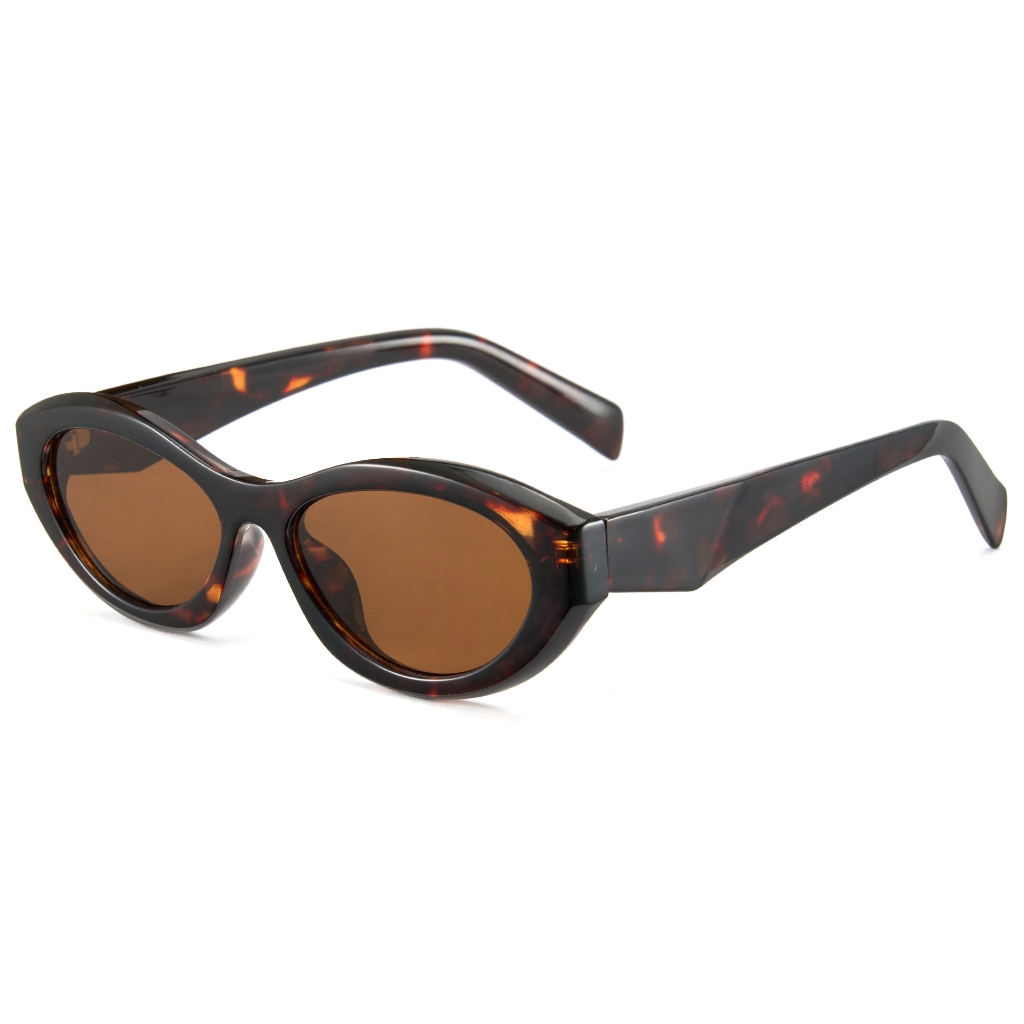 Cyxus Kính Mát Y2K Retro Unisex Thiết Kế Mắt Mèo Bầu Dục Độc Đáo Chống Trượt Nhẹ Chống 99% UV Lái Xe 1185