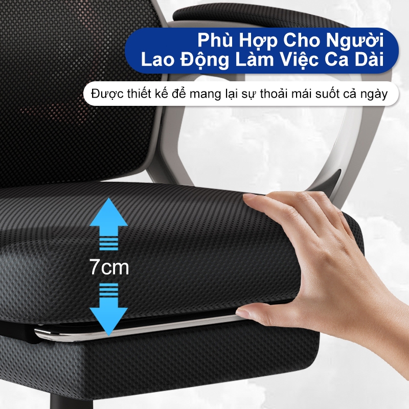 BRTHORY Ghế Xoay Văn Phòng.ghế công thái học.hống gù lưng ghế.nâng hạ,ghế gaming công thái học.ghế xoay 360.gác chân công thái học.