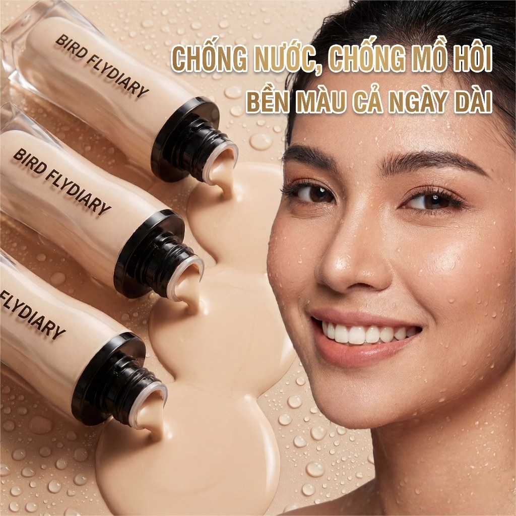 Kem Che Khuyết Điểm BFD Dạng Lỏng Che Mụn Che Phủ Cao Lâu Trôi Không Mốc Tự Nhiên Chính Hãng 14g