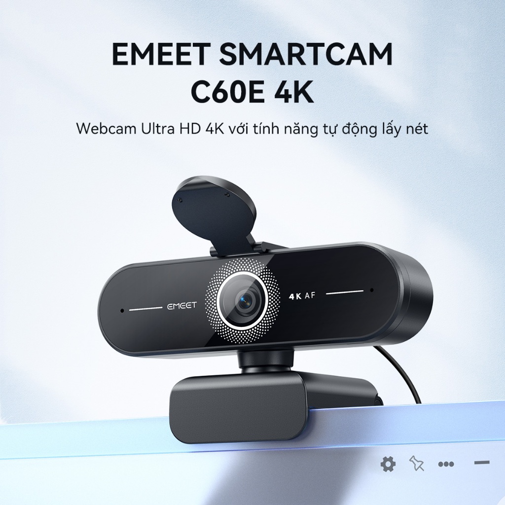 [EMEET] Webcam 4K Ultra HD 4K Webcam có lấy nét tự động EMEET C60E 4K ...