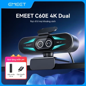 Webcam kép C60E 4K | Zoom 11x | Bộ gõ tự động Ultra HD | Lý tưởng để phát trực tuyến