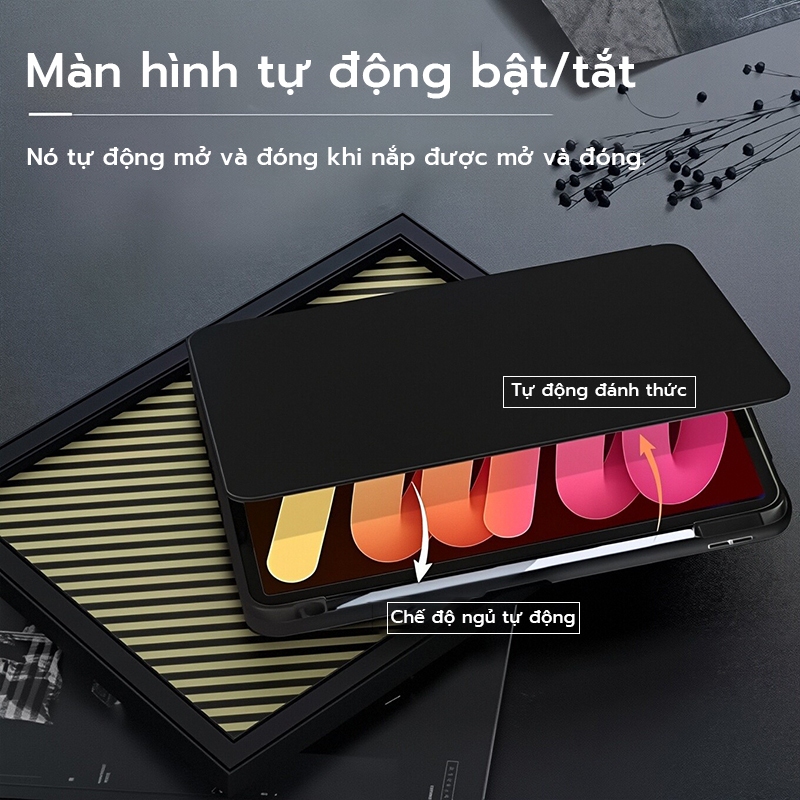 OSGEER 360° Xoay Máy Tính Bảng Dành Cho IPad Air 8 7 6 M2 M3 M4 5 4 10.9 Ốp Lưng Pro 12 11 12.9 Gen 10th 11th 12th A16 Thế Hệ 2026 10.2 7 / 8 / 9th 2025 Đứng Cover