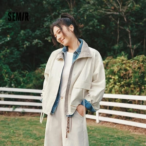 Semir Áo Khoác Kẻ Sọc Thư Giãn Cho Nữ, Mùa Xuân 2026