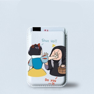 Hộp đựng thẻ ví họa tiết cô gái độc đáo cho iPhone 15pro 15promax 14 14promax 14 pro 16 16 plus 16 Pro Max 17air17 promax