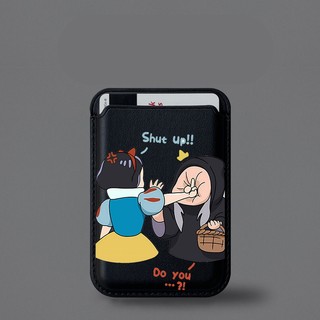 Hộp đựng thẻ ví họa tiết cô gái độc đáo cho iPhone 15pro 15promax 14 14promax 14 pro 16 16 plus 16 Pro Max 17air17 promax
