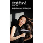 Máy Sấy Tóc Không Lá Tốc Độ Cao Hộ Gia Đình Công Suất Cao Chuyên Nghiệp Salon-Áo Tóc Ánh Sáng Xanh Cao Cấp Chăm Sóc Tóc Ion Âm Công Suất Cao Nóng Lạnh Không Khí Nhiệt Độ Không Đổi — ảnh 4
