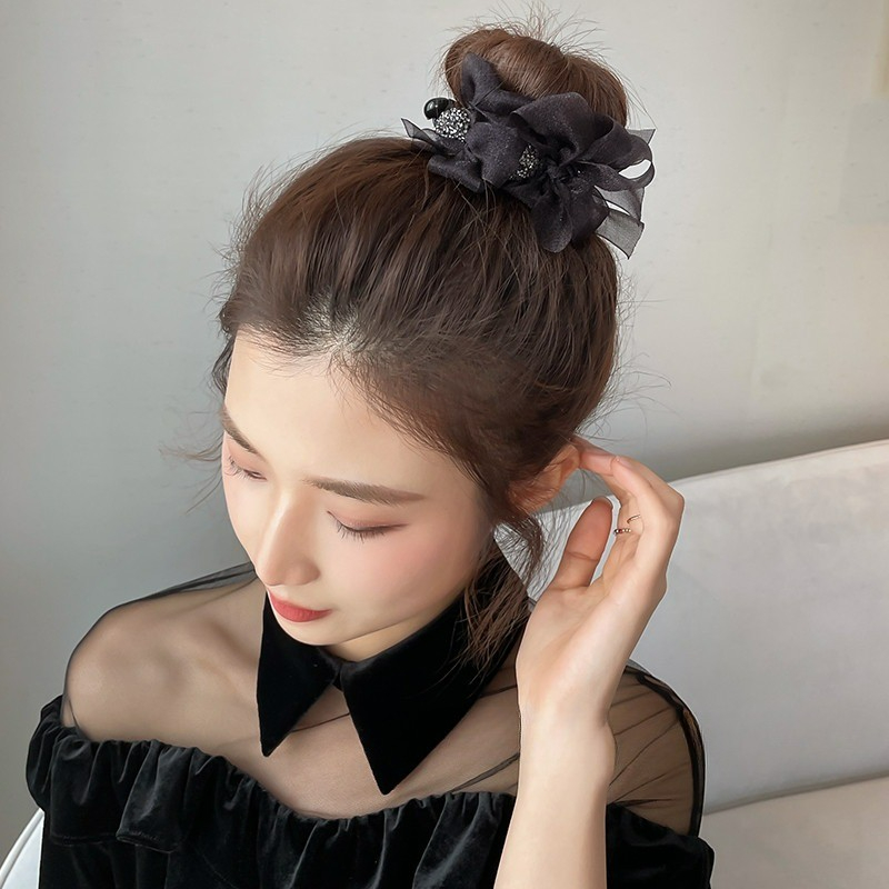 Kẹp tóc thời trang Hàn Quốc, phù hợp cho tóc đuôi ngựa cao và làm phụ kiện tóc thanh lịch cho nữ