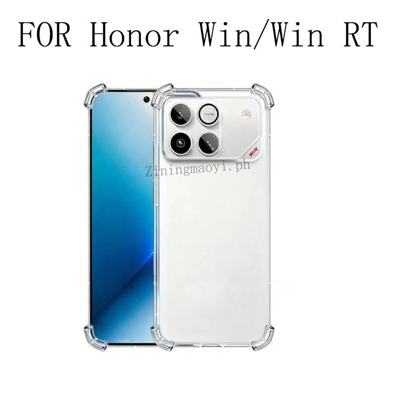 Bộ 4 trong 1 Full dành cho Honor Win / Win RT / Honor Power 2 / Honor 500 / 400 / 400 Lite / X9D / X6C / X6B / X7B X7C X7D - Ốp lưng trong suốt + Kính cường lực + Ống kính máy ảnh + Tấm bảo vệ mặt sau, Bao phủ toàn diện tối ưu